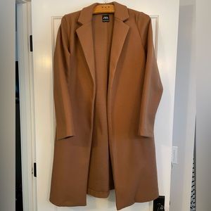 Zara Camel Coat Jacket
